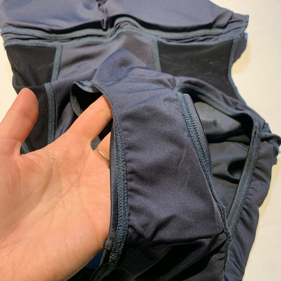 Moontide metallic grey sporty mesh sides swimsuit - Picture 10 of 15